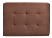 Glory Furniture Gallant Chocolate Brown Microsuede Ottoman