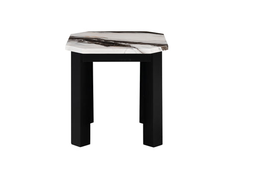 Global Furniture T06 Black White End Table