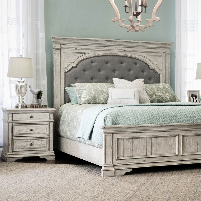 Steve Silver Highland Park Waxed Driftwood Nightstand