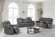 New Classic Furniture Park City Slate Gray Glider Recliner