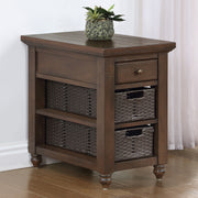 Steve Silver Oliver Brown Chairside End Table