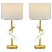 2 Coaster Furniture Kingsley Gold Table Lamps