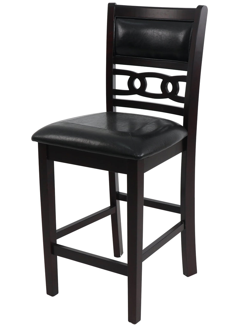 2 New Classic Furniture Gia Ebony Counter Height Chairs