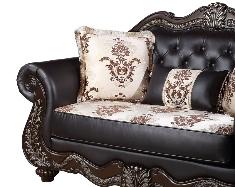 New Classic Furniture Maximus Brown Loveseat