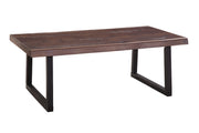 Steve Silver Jennings Cherry Live Edge 3pc Coffee Table Set