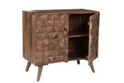 Steve Silver Veneto Matte Walnut Accent Cabinet