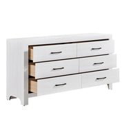 Home Elegance Corbin White Dresser