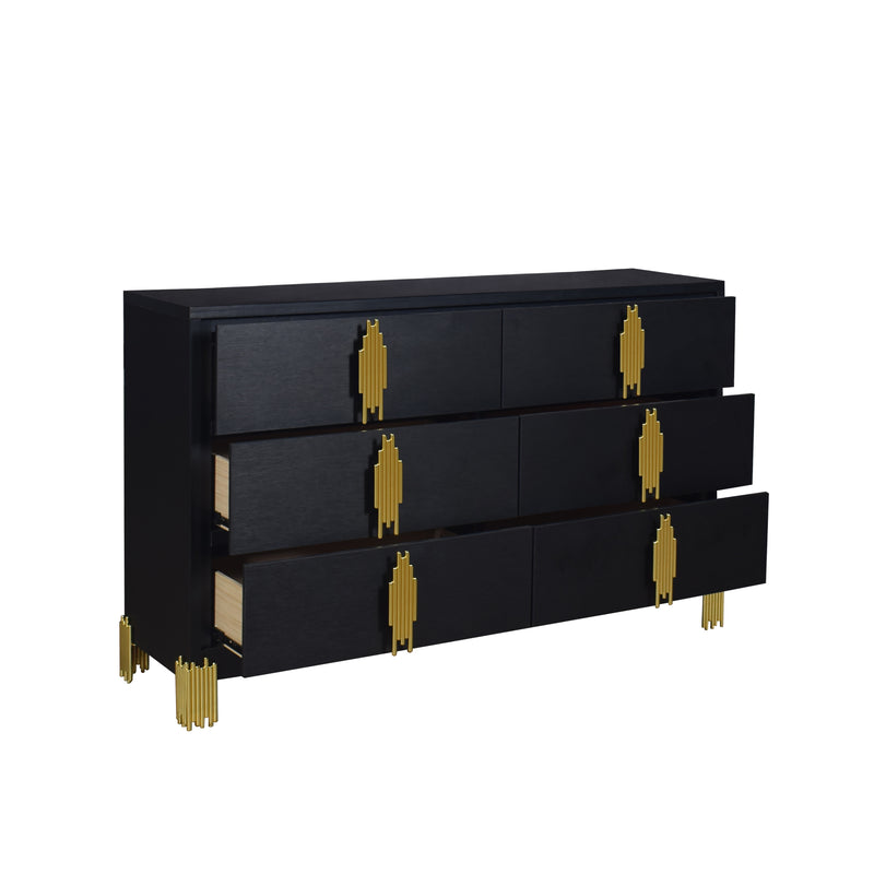 New Classic Furniture Empire Black Dresser