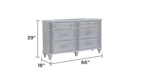 Galaxy Home Mystic Silver Dresser