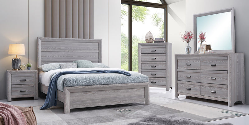 Crown Mark Adelaide Drift Wood Nightstand