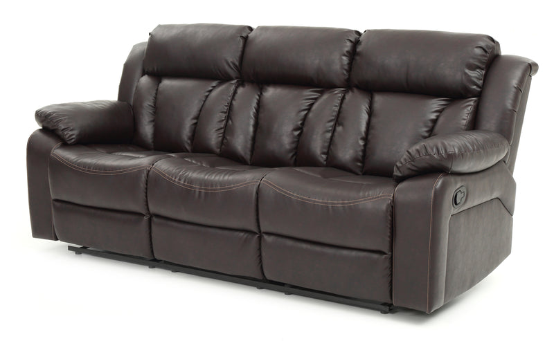 Glory Furniture Daria White Reclining Sofa