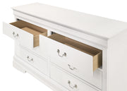 Glory Furniture Louis Phillipe Cappuccino 6 Drawers Dresser