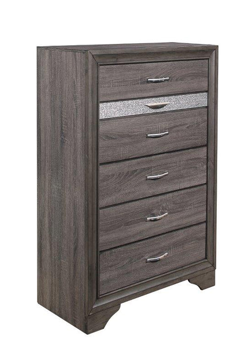 Global Furniture Seville Grey Chest with Jewelry Drawer