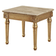 Acme Furniture Daesha Antique Gold 3pc Coffee Table Set