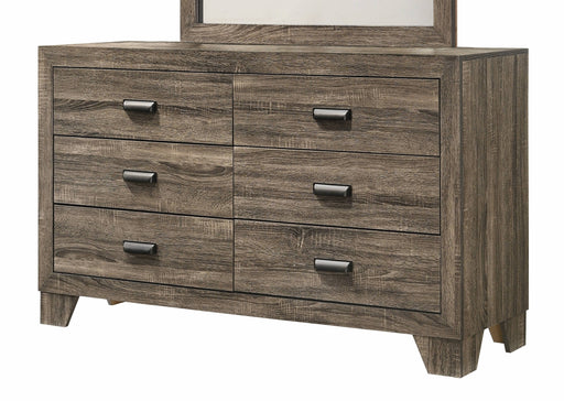 Crown Mark Millie Grey Dresser and Mirror