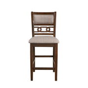 New Classic Furniture Gia Gray Round 5pc Counter Height Set