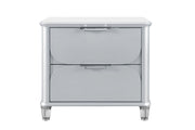 Global Furniture Lando Silver Nightstand