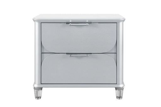 Global Furniture Lando Silver Nightstand