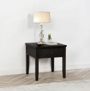 Coaster Furniture Concord Distressed Java Black End Table