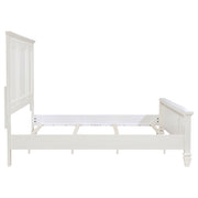 Coaster Furniture Sandy Beach Cream White King Panel Bed