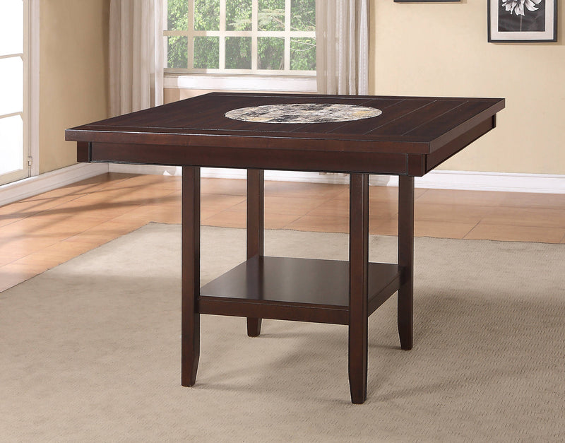 Crown Mark Fulton Espresso Counter Height Table