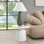 Acme Furniture Zaid White End Table