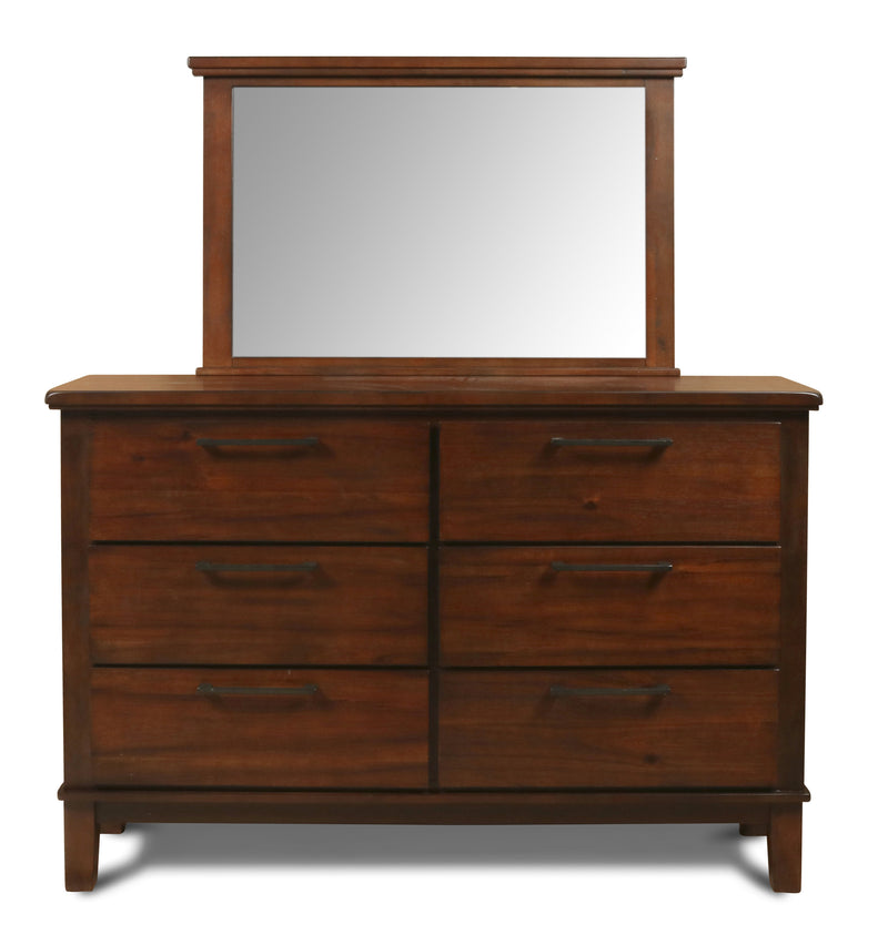 New Classic Furniture Cagney Chestnut Mirror