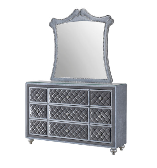 Crown Mark Cameo Dresser and Mirror