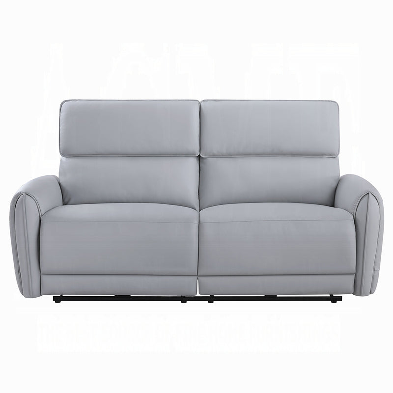 Acme Furniture Jeromie Gray Power Motion Sofa with USB Port