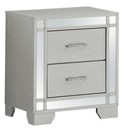 Glory Furniture Madison Silver Champagne Nightstand