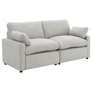 Coaster Furniture Collins Grey Modular Power Loveseat
