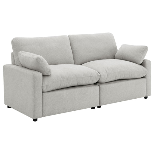 Coaster Furniture Collins Grey Modular Power Loveseat