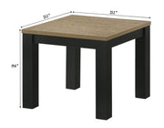 Crown Mark Theo Natural 3pc Cocktail Table Set