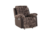 Global Furniture U6028 Brown Glider Recliner