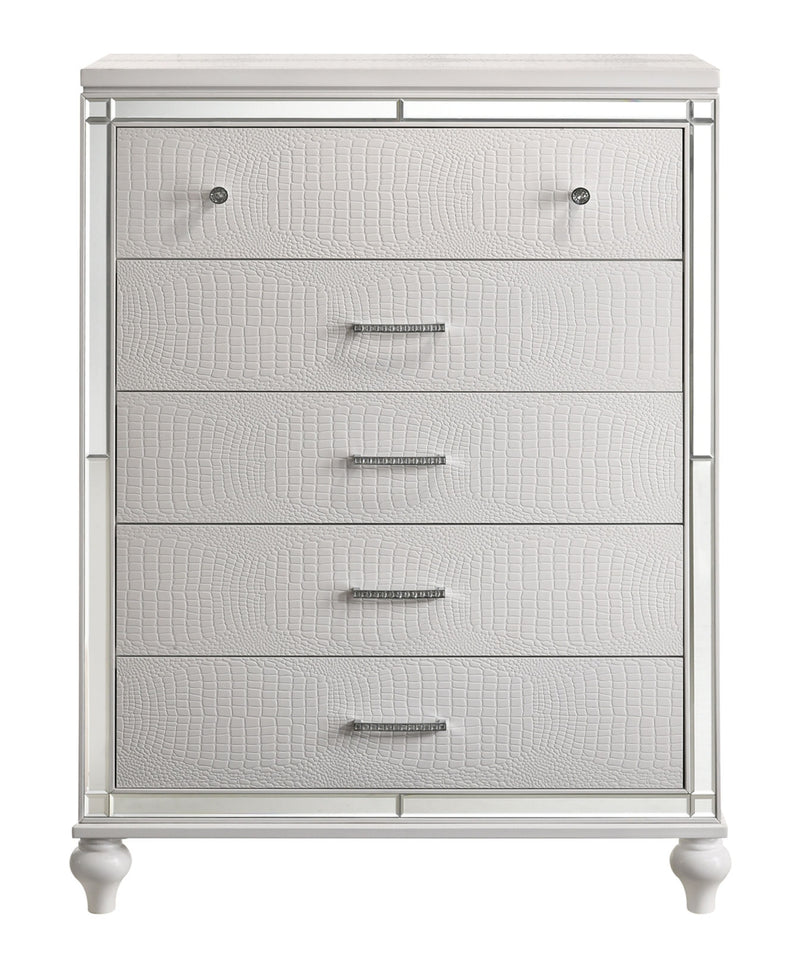 New Classic Furniture Valentino Silver Wood Chest