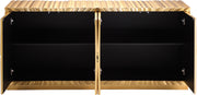 Meridian Furniture Golda Gold Leaf Sideboard Buffet