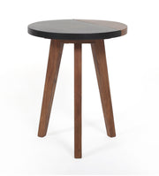 Steve Silver Caspian Brown Round Accent End Table