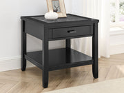 Steve Silver Garvine Black Gray End Table