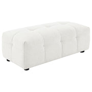 Coaster Furniture Everly Off White Rectangular Ottoman