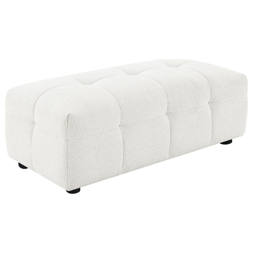 Coaster Furniture Everly Off White Rectangular Ottoman