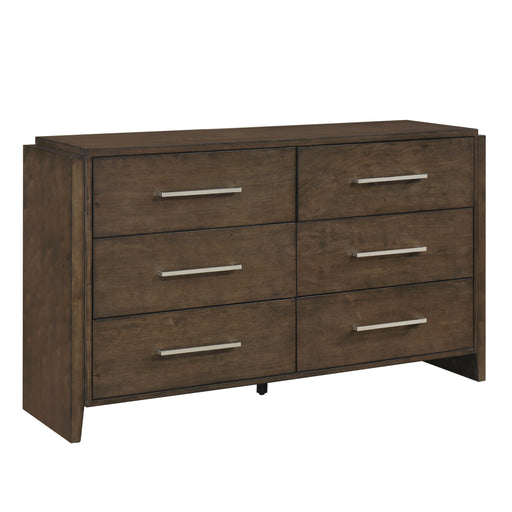 Home Elegance Emmett Brown Walnut Dresser