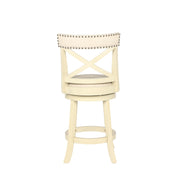 New Classic Furniture York White 24 Inch Counter Stool