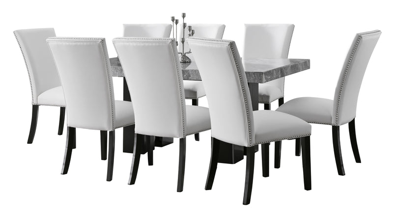 Steve Silver Camila Gray 9pc Dining Set