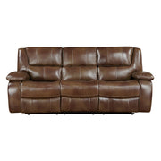 Home Elegance Ellicott Brown 2pc Living Room Set