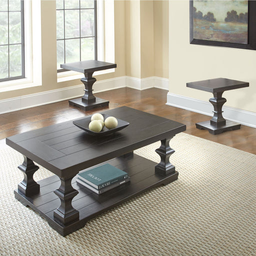 Steve Silver Dory Ebony 3pc Coffee Table Set