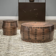 Steve Silver Cooper Antique Round End Table