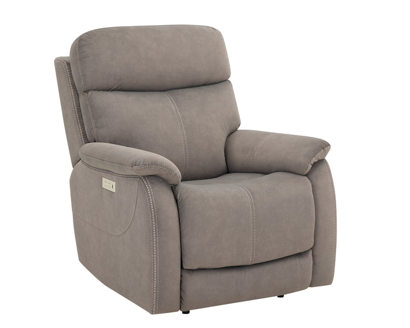 Steve Silver Surrey Gray Power Recliner