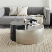 Galaxy Home Ying Yang Gold Silver Coffee Table