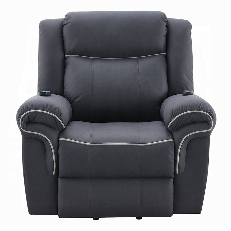Acme Furniture Domana Dark Blue Power Recliner