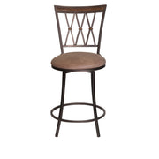 Steve Silver Sedona Dark Camel Swivel Counter Stool